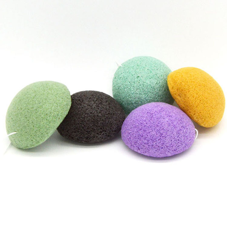 Natuurlijke Konnyaku cosmetische Facial puff Reinigen Wassen Gezichtsverzorging Gezicht Konjac sponges
