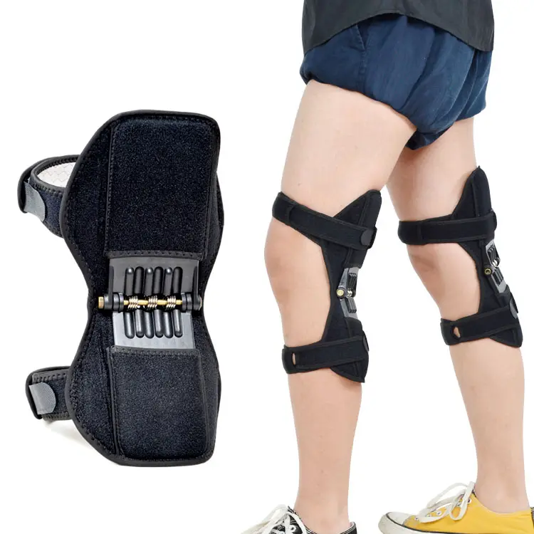 פיקת מאיץ Powerlift משקל הרמת הברך תמיכה Powerknee Kneepad