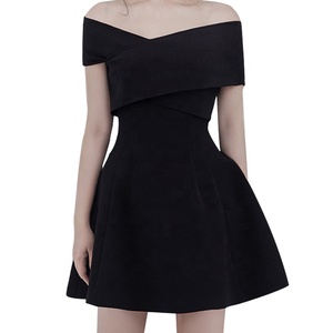 Guangzhou Fornitore All'ingrosso Delle Donne Vestiti di Un Pezzo delle Donne Sexy del Partito Abito Da Sera Nero - Product Image 5