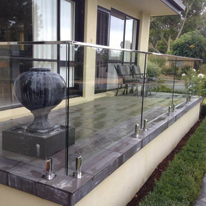 Ringhiere in Acciaio Inox e Vetro <span class=keywords><strong>per</strong></span> Balconi, Design Moderno a Prezzo Conveniente - Product Image 1