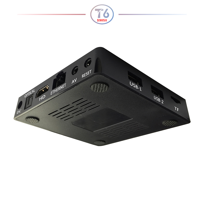 H.265 2.4g súper codi app descargar películas gratis t6 android 2 gb ram s905x full hd 1080 p de vídeo tv box 4 k 3d