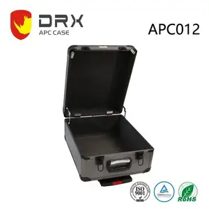 Aluminum Cases APC012 460*377*202 Aluminum Luggage Case With Handle Tool Box 1000 Cd Dvd Aluminum Storage Case
