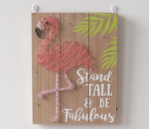 Décoration murale avec motif <span class=keywords><strong>de</strong></span> flamand rose, tableau LED suspendu, image <span class=keywords><strong>de</strong></span> chambre d'enfants, décoration <span class=keywords><strong>de</strong></span> <span class=keywords><strong>salle</strong></span> à <span class=keywords><strong>manger</strong></span> - Product Image 4