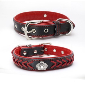 2022 nouveau design collier en cuir de haute qualité personnalisé populaire charmant bling <span class=keywords><strong>mini</strong></span> couronne décoration collier pour <span class=keywords><strong>chien</strong></span> chat - Product Image 2