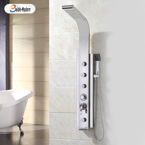 <span class=keywords><strong>Panel</strong></span> de <span class=keywords><strong>ducha</strong></span> termostático montado en la pared para hotel, sistema de torre de <span class=keywords><strong>panel</strong></span> de <span class=keywords><strong>ducha</strong></span> de acero inoxidable 304 - Product Image 6