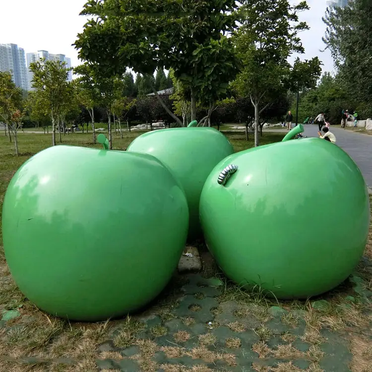 Dekorative Fiberglas Big Fruit Statue