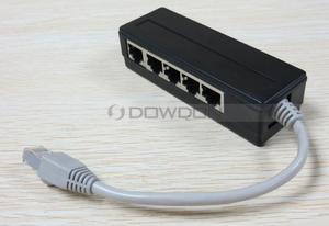 Hub Ethernet RJ45 <span class=keywords><strong>5</strong></span> ports, séparateur, <span class=keywords><strong>1</strong></span> à <span class=keywords><strong>5</strong></span> ports, adaptateur de commutateur Ethernet, <span class=keywords><strong>câble</strong></span> - Product Image 2