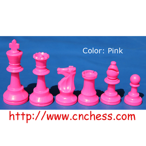 Coloré Pièces D'échecs-Demi-tour avec 3 3/4 pouces - Product Image 5