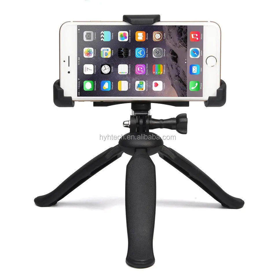 Quality Smartphone Mobile Phone Tripod Mini Flexible Sponge Octopus Tripod with Clip Bracket Mount Holder for iPhoneS04+S6A