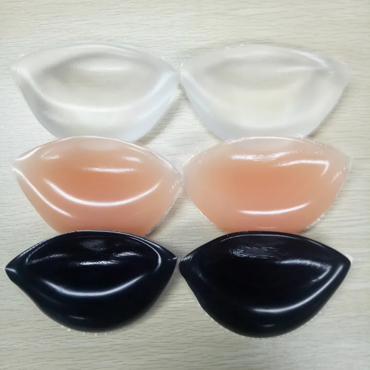 Silicone Gel Bra Cup Inserts Invisible Breast Push Up Pads & Firming Bust Enhancers Padding