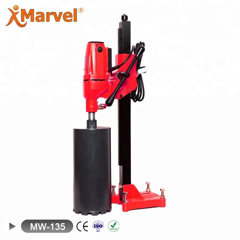 Cheapest good quantity portable electric 135mm diamond core drill for concrete drilling