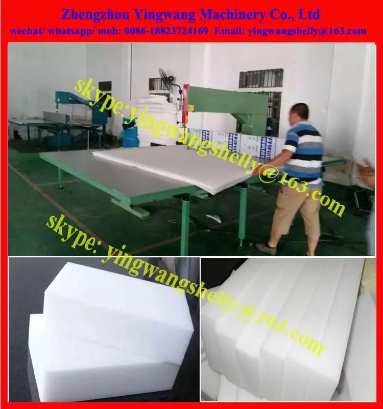 professional China sponge vertical foam cutter manual cutting machine
