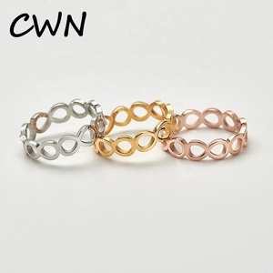 Grossista di gioielli in acciaio inox nuove signore di disegno di barretta infinity <span class=keywords><strong>anello</strong></span> - Product Image 2