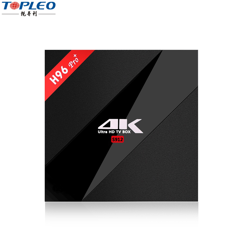 Завод оптовая Android 7.1.1 tv box цифровой спутниковый приемник smart box tv h96 pro + (2 Г + 16 Г)