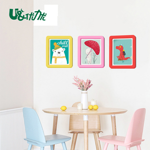 <strong>Hanging</strong> <strong>Poster</strong> Hanger White Metal Wall EVA Magnetic Picture Frames Photo <strong>Magnets</strong> - Product Image 5