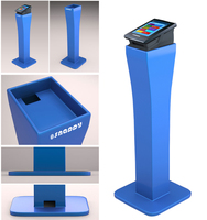 Système de gestion de file d'attente de kiosque libre-service pour hôpital et clinique Snappy Bank, distributeur de tickets de 8 pouces