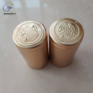 Tùy Chỉnh Kim Loại Vàng Nhựa Heat Shrink <span class=keywords><strong>Cap</strong></span> Con Dấu Cho Chai Vodka - Product Image 3