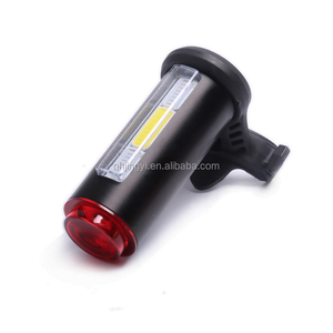 USB Sạc LED Xe Đạp ánh sáng phía trước thay đổi màu sắc Pin đèn pha đèn pin với nhôm ABS tay lái gắn - Product Image 3