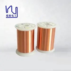 AWG 50 0.025 Enameled Solderable Copper Wire Enamelled Magnetic Copper Wire für Watch Coil High Purity Copper Insulated Solid