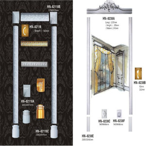 Moulage <span class=keywords><strong>de</strong></span> portes décoratives, moulage <span class=keywords><strong>de</strong></span> vitres en polyuréthane, offre spéciale, 10 pièces - Product Image 3