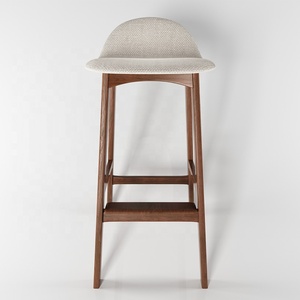 Jasiway moderno suave cojín <span class=keywords><strong>del</strong></span> asiento de madera taburete para bar - Product Image 3