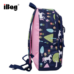 Zaino per Studentesse Girls Crckt 16.5\" Blu Scuro con Stampa <span class=keywords><strong>Unicorno</strong></span> - Product Image 2