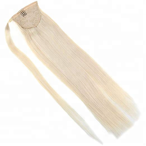 <span class=keywords><strong>Coda</strong></span> <span class=keywords><strong>di</strong></span> <span class=keywords><strong>Cavallo</strong></span> con Clip in Capelli Veri, Extension <span class=keywords><strong>di</strong></span> Capelli Naturali # <span class=keywords><strong>Coda</strong></span> <span class=keywords><strong>di</strong></span> <span class=keywords><strong>Cavallo</strong></span> Lunga e Liscia in Capelli Remy Biondo Platino 60 - Product Image 3