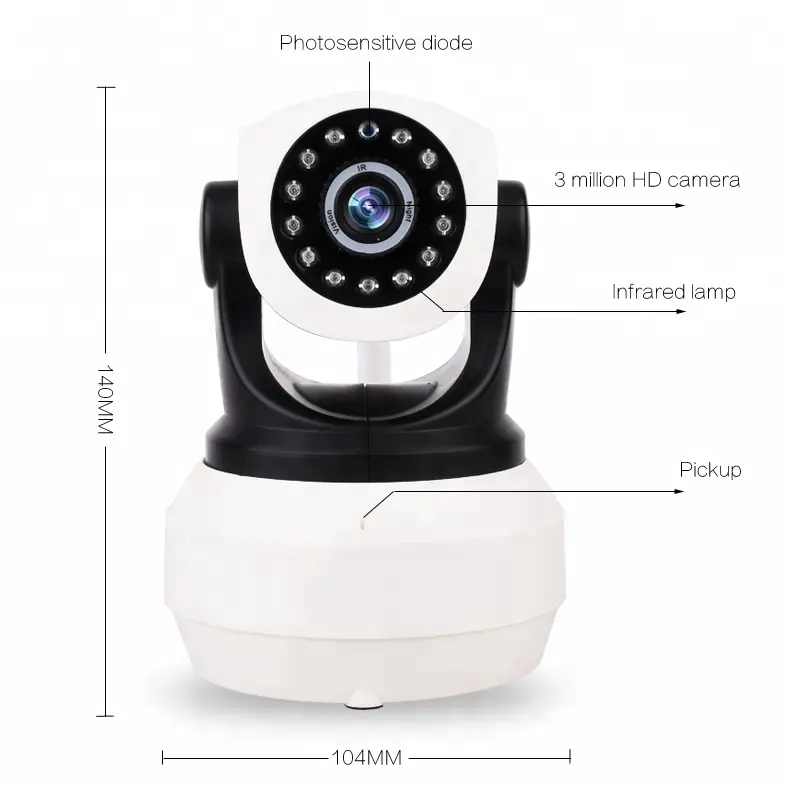 720 p wifi 3g 4g security camera cctv camera 4g LTE draadloze p2p security camera met sim card slot