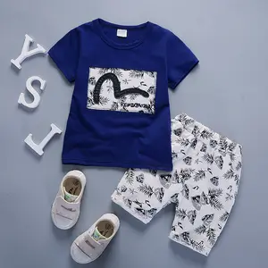Free shipping New born Custom knitted Baby clothes Sets newborn girl boy spain wholesale China boutique cotton summer