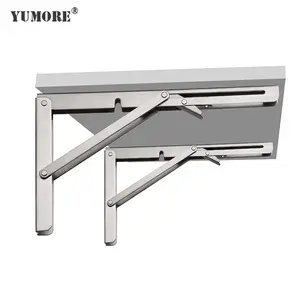 Aluminum angle metal folding table side mount chair bracket invisible floating shelf brackets