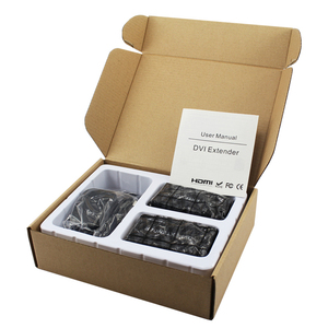 YUNZUO <strong>DVI</strong> Extender 60M Ultra HD 1080P 3D TX RX HDMI Video Extender Over Cat6 Cat7 60M <strong>Transmitter</strong> and <strong>Receiver</strong> - Product Image 4