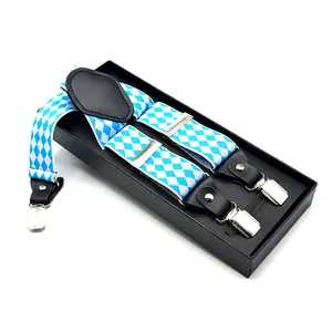Nice Suspenders for gentleman 3 clips 3.5 cm width Adult suspenders for men customized logo brand suspenders brace