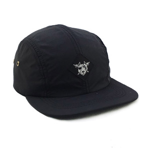 Dokuma etiketli moda özel naylon siyah kısa fatura 5 Panel kapağı - Product Image 2