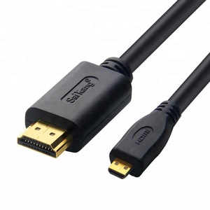 สาย <span class=keywords><strong>HDMI</strong></span> เป็น Micro <span class=keywords><strong>HDMI</strong></span> <span class=keywords><strong>โทรศัพท์</strong></span>มือถือแล็ปท็อปสาย Micro <span class=keywords><strong>HDMI</strong></span> 4K ไปยังสายเคเบิลไฟเบอร์ Hmi - Product Image 1