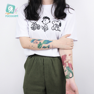 Tatuaggi Temporanei Grandi a Tema <span class=keywords><strong>Sirena</strong></span> per Donne e Ragazze, Adesivi per Tatuaggi Finti Realistici per Corpo, Braccia, Schiena e Gambe - Product Image 6
