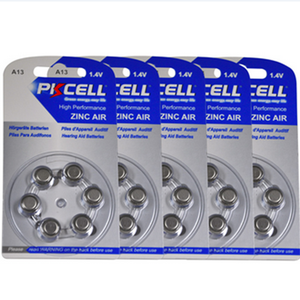 Bán Hot PKCELL Kẽm Air <span class=keywords><strong>Button</strong></span> <span class=keywords><strong>Cell</strong></span> Pin A13 A10 A675 A312 <span class=keywords><strong>1.4V</strong></span> Cho Trợ Thính Pin - Product Image 6