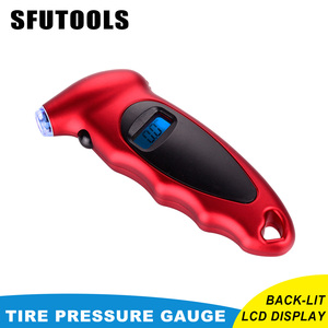 Đồng Hồ Đo Lốp Kỹ Thuật Số Cho Xe Hơi Xe Tải Xe Đạp Với Màn Hình LCD Có Đèn Nền Và Đồng Hồ Đo Áp Suất Lốp Chống Trượt 150 PSI 4 Cài Đặt Công Cụ Xe Hơi ABS - Product Image 5