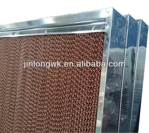 Enfriamiento por aire caliente cortina de agua con marco de acero sin pecado/certificado ce