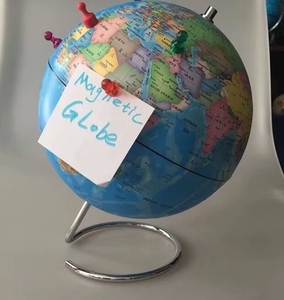 Direct sale magnetic world globe with pins