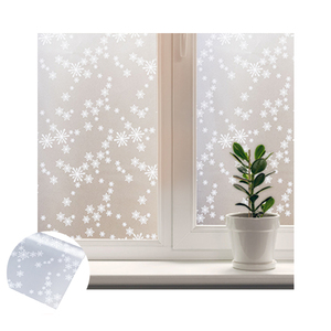 3d efecto copos de nieve de diseño de ventana película decoración para el hogar de vidrio - Product Image 1