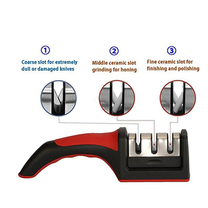 <span class=keywords><strong>Amazon</strong></span> cuisine petit 3-étape <span class=keywords><strong>Diamant</strong></span> Enduit Système De Roue mini cuisine couteau aiguiseur - Product Image 5