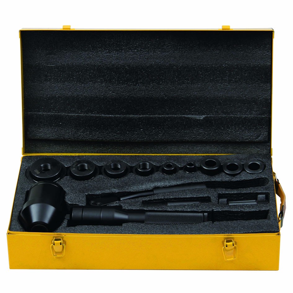 cordless hydraulic metal hole punch