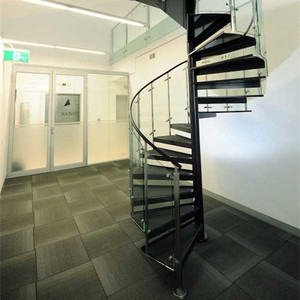 <span class=keywords><strong>Escalier</strong></span> en fer de style loft américain classique de <span class=keywords><strong>couleur</strong></span> noire <span class=keywords><strong>pour</strong></span> l'intérieur - Product Image 2