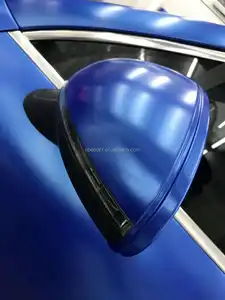 Produk Baru Gulungan Pembungkus Mobil Vinil Badan Mobil Matte Metalik Biru Mutiara Gulungan Pembungkus Mobil