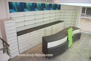 Wooden Pharmacy Shop Counter Design, Pharmacy Shop Counter Design and Display Cabinet for Sale - Product Image 5