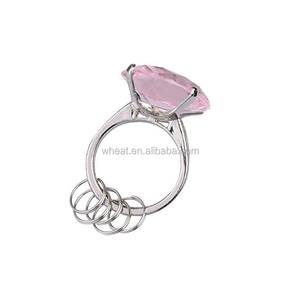 <span class=keywords><strong>Regalo</strong></span> <span class=keywords><strong>de</strong></span> boda con este anillo <span class=keywords><strong>de</strong></span> compromiso llavero anillo - Product Image 2