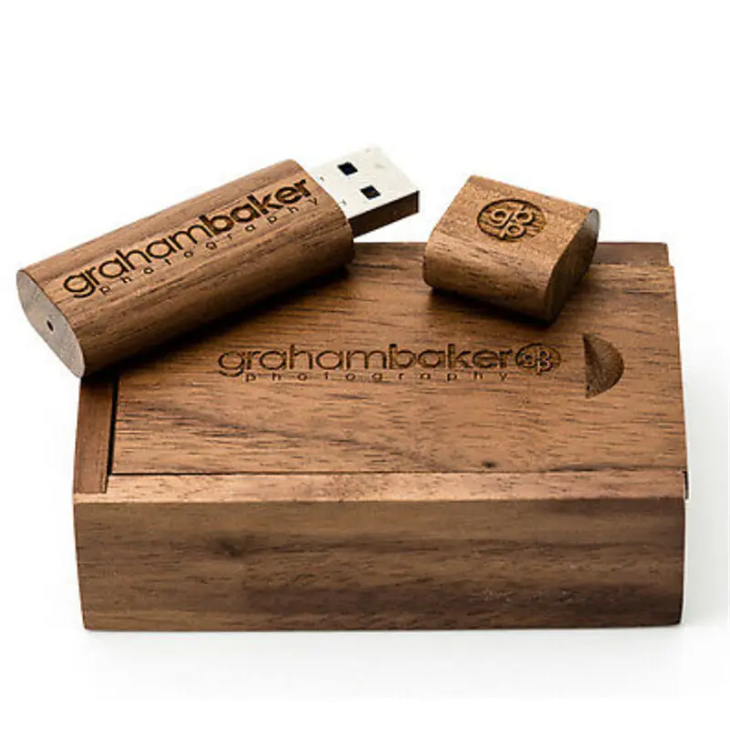 USB Pendrive Gỗ Phổ Biến 2GB 4GB 8GB 16GB 64GB 128GB LOGO Khắc Laser Tùy Chỉnh Ổ USB Flash