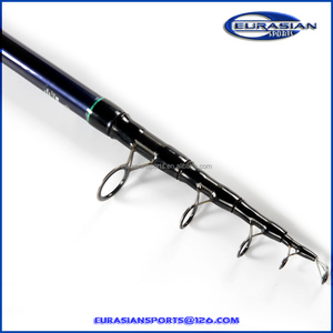 Caña de Pescar Telescópica de Carbono Radial para Surfcasting, 4.50m, C.W. 100-200g, 6 Piezas, Acción Rígida, Venta al Por Mayor - Product Image 6