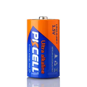 Primary Battery PKCELL Battery LR20 D Size Alkaline Battery 1.5V Primary Cell Non Rechargeable Battery