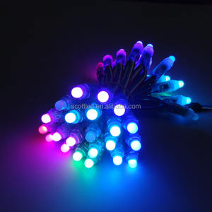 DMX512 Full color <strong>RGB</strong> <strong>led</strong> <strong>pixel</strong> light with <strong>DMX</strong> <strong>control</strong> 50pcs a string,waterproof IP68;Round Shape - Product Image 4